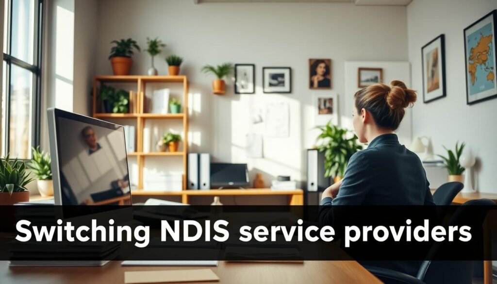 Switching NDIS service providers