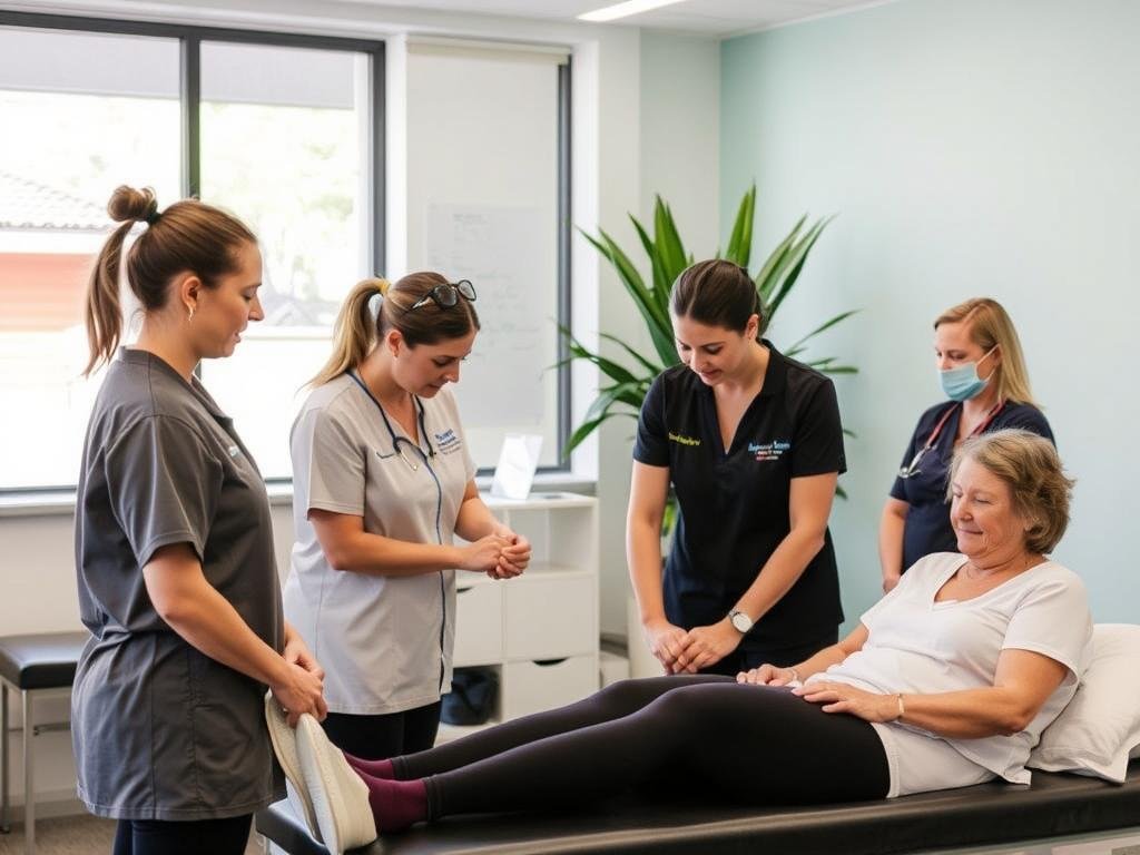 Allied health team providing services in Adelaide